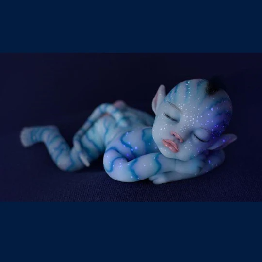 20” Realistic Reborn Afra Handmade Fantasy Baby Boy Doll