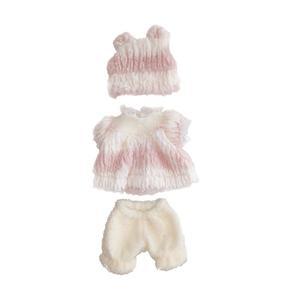 [Suitable for 12” Mini doll]3 Pcs Coral Fleece Baby Clothes for 12 Mini Reborns