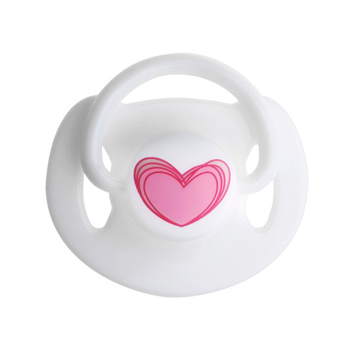 Center love shape magnetic pacifier