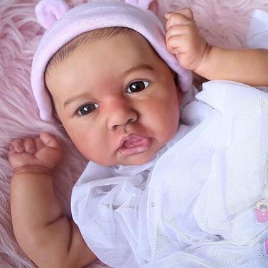 Hispanic- 22” Handmade Sean Reborn Baby Doll Girl