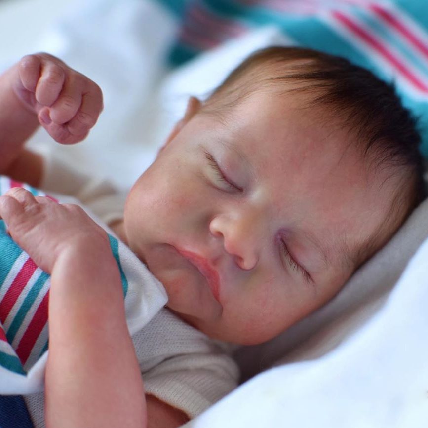 20 ” Adorable Sabine Sleeping Vinyl Reborn Baby Boy Dolls