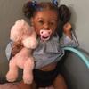 [NEW] 22” African American Kelly Reborn Baby Doll Girl with Coos and “Heartbeat”