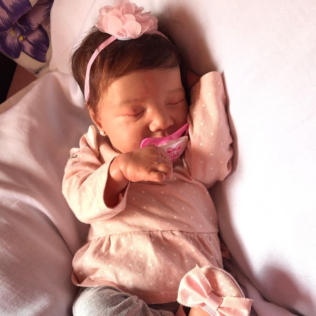 12” Real Lifelike Cute Reborn Baby Doll Named Adeline