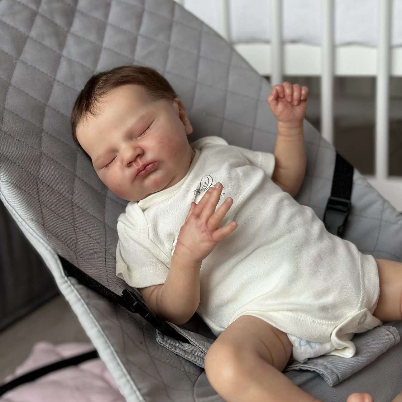 Cokela 50cm Simulation Baby Reborn Doll Venous Blood Visible Laura