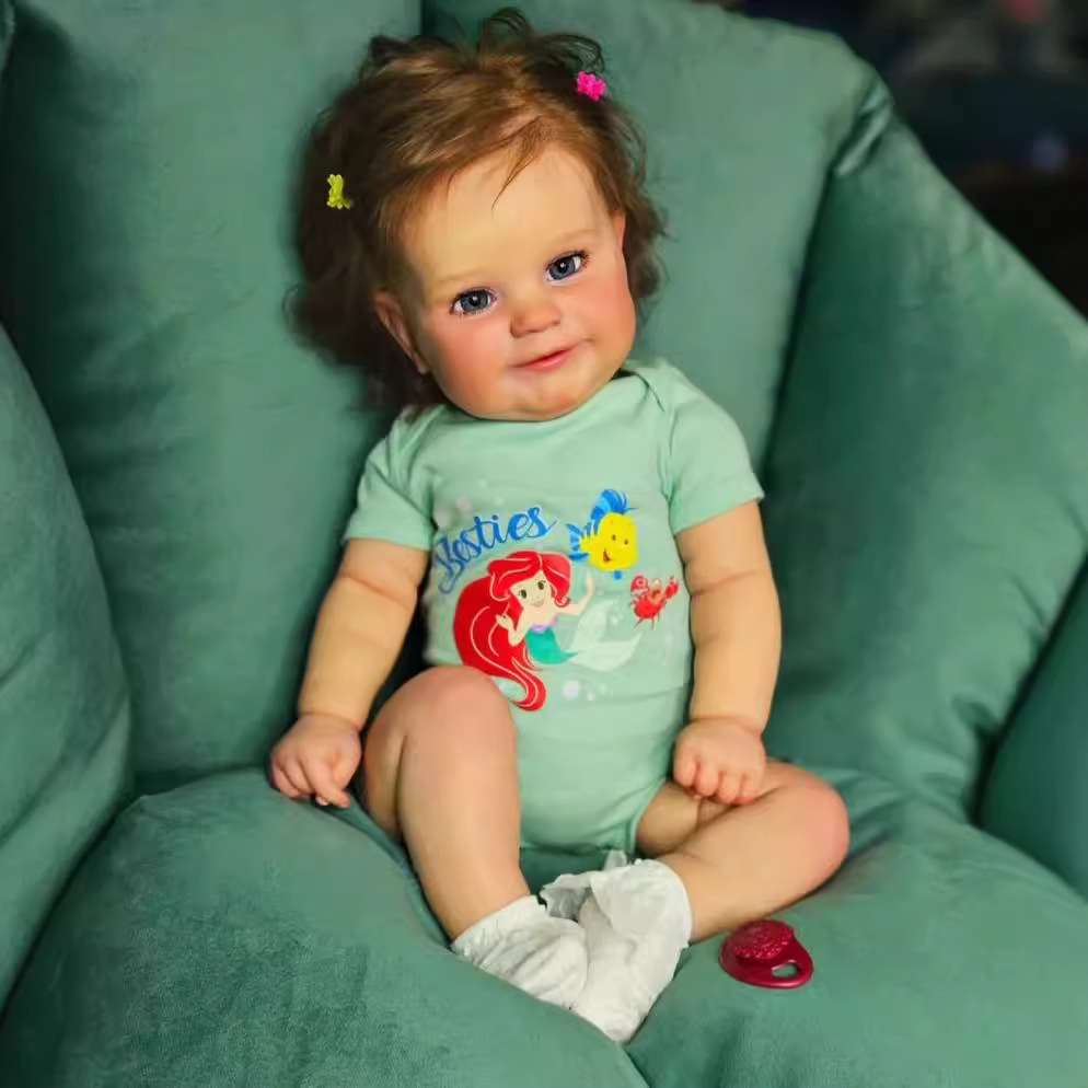 Cokela 50/60cm 3D high color simulation baby reborn doll Maddie